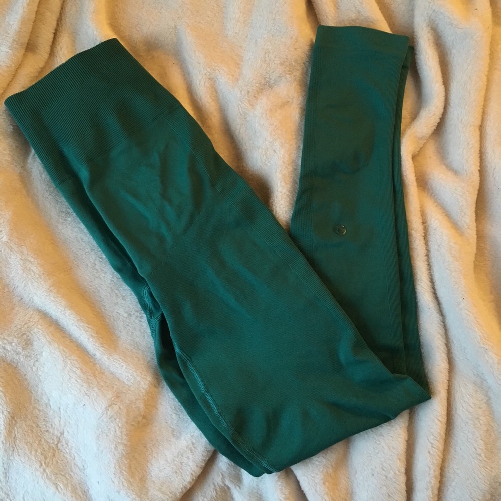 Green Lulu Lemon Leggings
